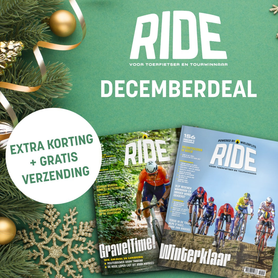 Feestdagen vol wielerplezier: scoor de RIDE December Deal voor slechts €14,95!